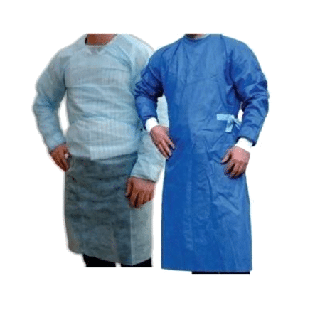 laboratory coats and gowns