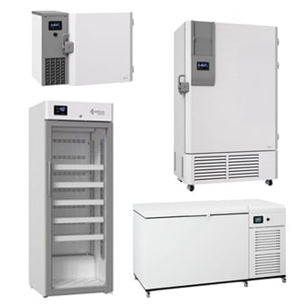 laboratory freezers and fridges